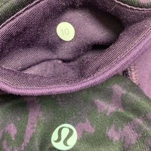 Lululemon | leggings | black purple